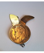 ELOI PERNET FRANCE 1868 SILVER COIN POCKET KNIFE - $275.00