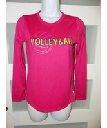 Reebok Pink Volleyball LS Shirt Size L (12/14) Girl&#39;s NEW - $383.54 MXN