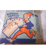 Will &amp; Baumer Candle Co Vintage Box Birthday Candles w Elf (view Photos) - £9.73 GBP