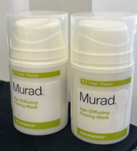 2x Murad Age Diffusing Firming Mask Resurgence Treat/Repair 1.7 oz. each - £35.60 GBP