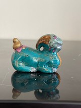 Chinese Porcelain Multicolor Dragon Snuff Bottle - $39.60