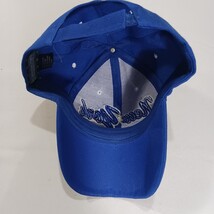Parquet New York Men's Back Strap Blue/White Cotton Blend Baseball Cap Hat image 8
