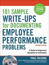 101 Sample Write-Ups for Documenting Employee Performance Problems : A Guide to - £5.91 GBP