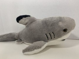Aurora Destination Nation great white shark plush stuffed toy gray 2015 - £9.02 GBP