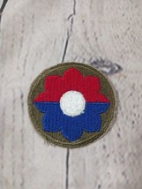 9th Infantry Division Us Army Shoulder Patch Vietnam War Vintage Merrowed Edge - £5.80 GBP