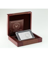 2017 100th Anniversario Di Jfk 2 Oncia Argento Barretta W/ Box, Custodia... - $367.79