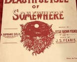 Beautiful Isle of Somewhere Piano Sheet Music Whaley Royce &amp; Co Toronto VTG - $14.80