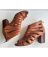 Steve Madden Womens Vendetaa Gladiator Brown Leather High Strappy Sandal... - $259.75 MXN