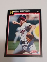Bobby Thigpen Chicago White Sox 1991 Score Card #280 - £0.76 GBP