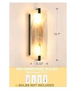 1 Light 15.7" Red Frosted Glass Bathroom Wall Sconce Frosted Red Glass - $29.40