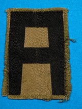 CIRCA 1920’s–1942, US ARMY, 1st ARMY, SSI, PATCH, FINE WEAVE, VINTAGE - $14.85