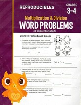 Teaching Tree Multiplication and Division - Word Problems Workbook - Grades 3-4 - £5.53 GBP