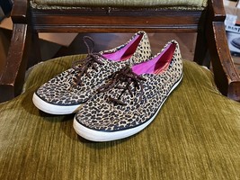 Keds Leopard Print Womens Size 6.5  Shoes WF51887M Euc Sneakers - $19.75