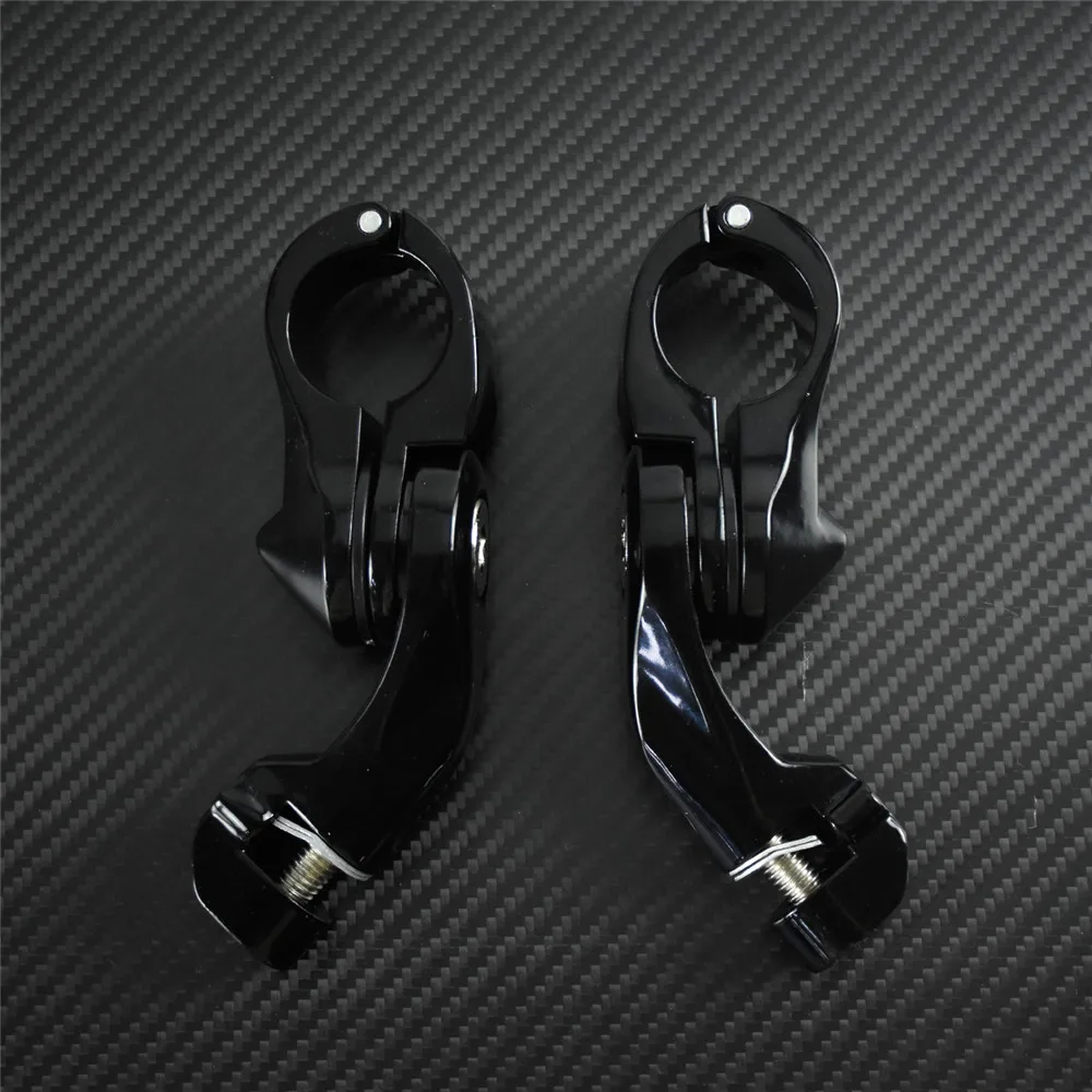 Motorcycle 32mm 1.25&quot; Footpeg Clamp Highway Engine Guards Foot Pegs Mount  Harle - £202.95 GBP