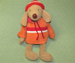 16&quot; Bath &amp; Body Works Barker The Dog Large Stuffed Animal Tan Orange Hoody Toy - £17.71 GBP