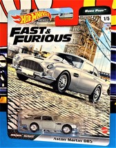 Hot Wheels Premium 2020 Fast &amp; Furious Euro Fast 1/5 Aston Martin DB5 Silver - £8.56 GBP
