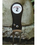 Pinehurst #2 Ball Marker White CG Divot Tool Black Metal Great Looking - $22.79 CAD