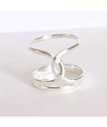 Sterling Silver 925 Wrap Ring, Shield Light Ring, Statement Swirl Ring, ... - $898.44 MXN