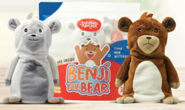 Benji the Bear Reversible Toy Plush 8&quot; X 5&quot; Yummy Smell NEW - £14.82 GBP