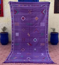 Moroccan Cactus silk Rug, Authentic rug, Genuine silk rug, Handmade rug,... - $12,889.11 MXN