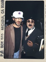 1991 Steven Spielberg w/ Charlie Chaplin Celebrity Photo Transparency Slides ET - £7.48 GBP