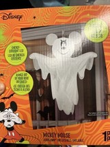 Gemmy Airblown Hanging Mickey as Ghost Disney, 4 ft Tall, White - £31.72 GBP