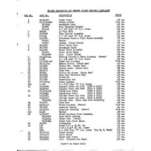 American Flyer 21085 Steam Engine Service Parts List Only Copy Of Original - $6.99