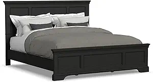 Home Styles Bedford Black King Bed Is Constructed Of Hardwoods And Engin... - $1,178.99