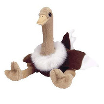 Stretch the Ostrich - TY Beanie Baby - With Errors - PVC Pellets - $47.52