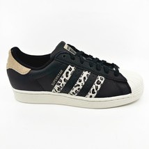 Adidas Originals Superstar Core Black White Beige Womens Sneakers IF7616 - £64.91 GBP