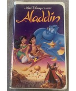 Aladdin - RARE Walt Disneys Classic Black Diamond Edition, VHS Tested Ok... - £418.35 GBP