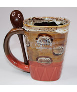 Panama City Beach Hand Crafted Coffee Mug 14 Fl oz With Spoon Holder Tea... - $13.70 CAD