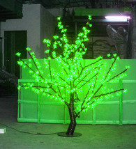 5ft Green Waterproof LED Cherry Blossom Christmas Tree Night Light Weddi... - £227.25 GBP