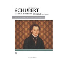 Schubert Fantasie in F Minor: Opus 103; D. 940: for One Piano, Four Hands Schube - $9.00