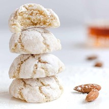 Andy Anand Gourmet 20 pcs Italian Soft Amaretti Almond Cookies Assorted , Gluten - £27.56 GBP