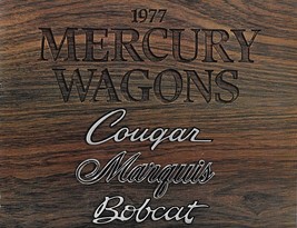 1977 Mercury WAGONS brochure catalog COLONY PARK MARQUIS COUGAR VILLAGER... - £6.37 GBP