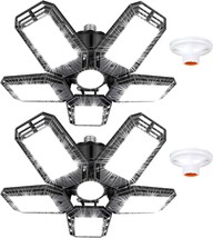 160W 16000Lm 6500K Deformable Led Garage Ceiling Light Shop, Led Garage ... - $30.96