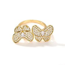 Butterfly ring,adjustable ring,butterfly,butterfly jewelry,statement rin... - £19.61 GBP