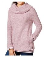 Tommy Hilfiger Athluxe Cowl Neck Long Sleeve Sweater Women’s XL Maroon W... - $64.35