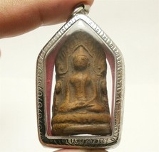 Phra shinaraj Chinnaraj Shinnaraj Thai Buddha amulet antique pendant Love  Succe - £249.48 GBP