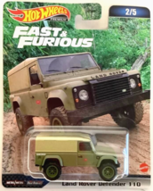 New Hot Wheels Premium Fast &amp; Furious Land Rover Defender 110 1:64 Scale Diecast - £10.37 GBP