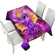 Purple Sagittarius Lil Dragon Tablecloth - $51.96 CAD+