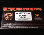 VHS Rider of the Plains 1931 Tom Tyler - $7.00