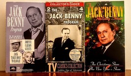 THE JACK BENNY PROGRAM 4 VHS TAPE SET with Guest Stars Johnny Carson &amp; B... - £14.53 GBP