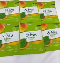 (6) St. Ives revitalizing Sheet Mask Apricot Face Hydrate Fresh Glow Single Use  - $14.36