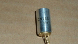 NEW 1PC 2N158 AF power amplifier / switch Transistor Gold Pin TO-13 60V,... - $18.00