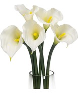 The Duyone Artificial Flowers Calla Lilly 25.6&#39;&#39; Large Latex Fake Bouque... - £28.31 GBP