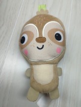 Bright Starts Plush Sloth Baby Musical Hanging soft toy 2 play modes brown tan - £7.77 GBP