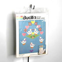 Bucilla Baby Ducks Mobile Pre Cut Plastic Canvas Kit 5924 16 1/2” Long NWT - £16.51 GBP