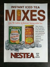 Vintage 1967 Nestea Ice Tea Mixes Full Page Original Ad 721 - $6.64